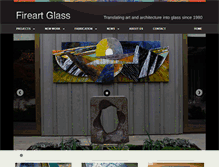 Tablet Screenshot of fireartglass.com